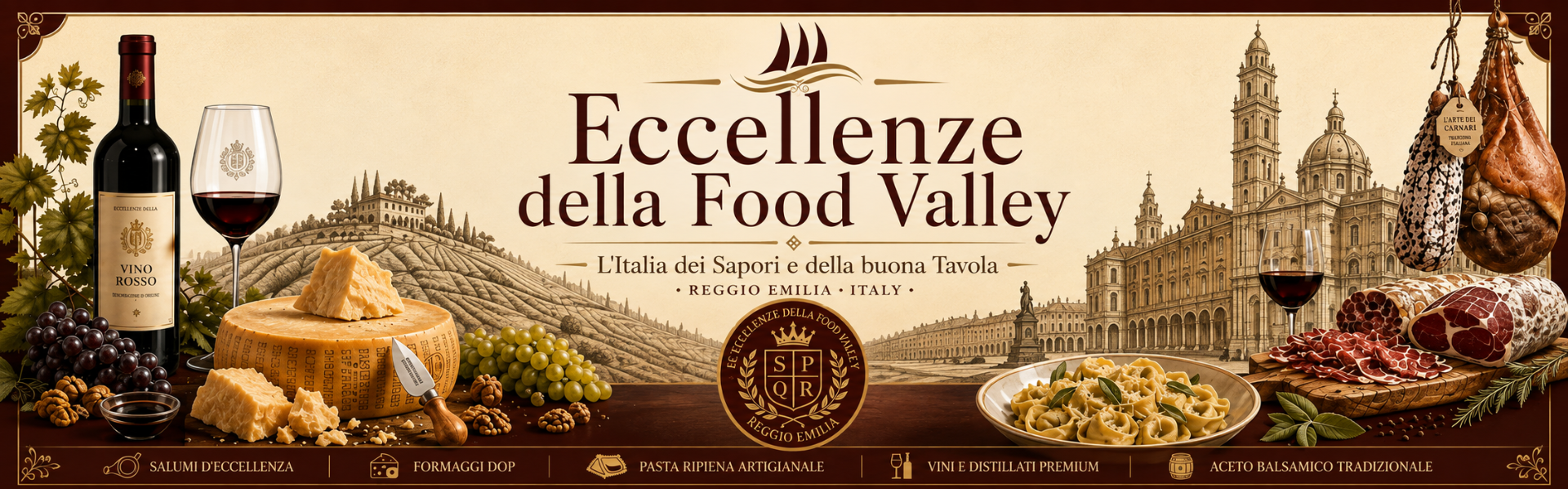 Scopri l’e-commerce : una selezione di salumi, formaggi, conserve, condimenti, e specialità italiane scelte direttamente da produttori d’eccellenza. Il gusto autentico della Food Valley, da ricevere comodamente a casa.
